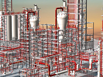Golden Valve 2018, Visually Complex, 3rd place, Sudheer Velicheti, Linde Engineering India Pvt., Ltd., India, plant piping network 